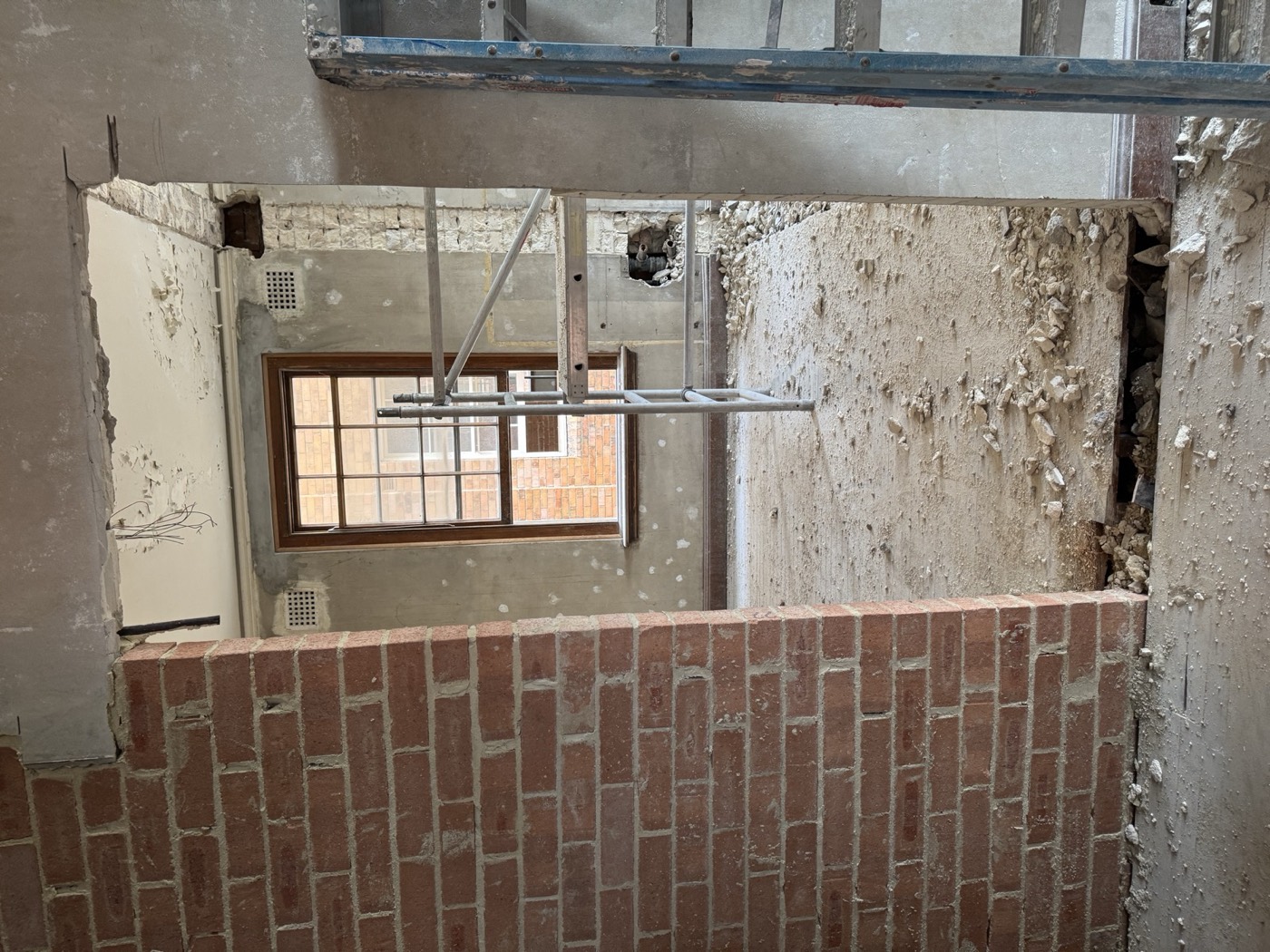 New opening in masonry