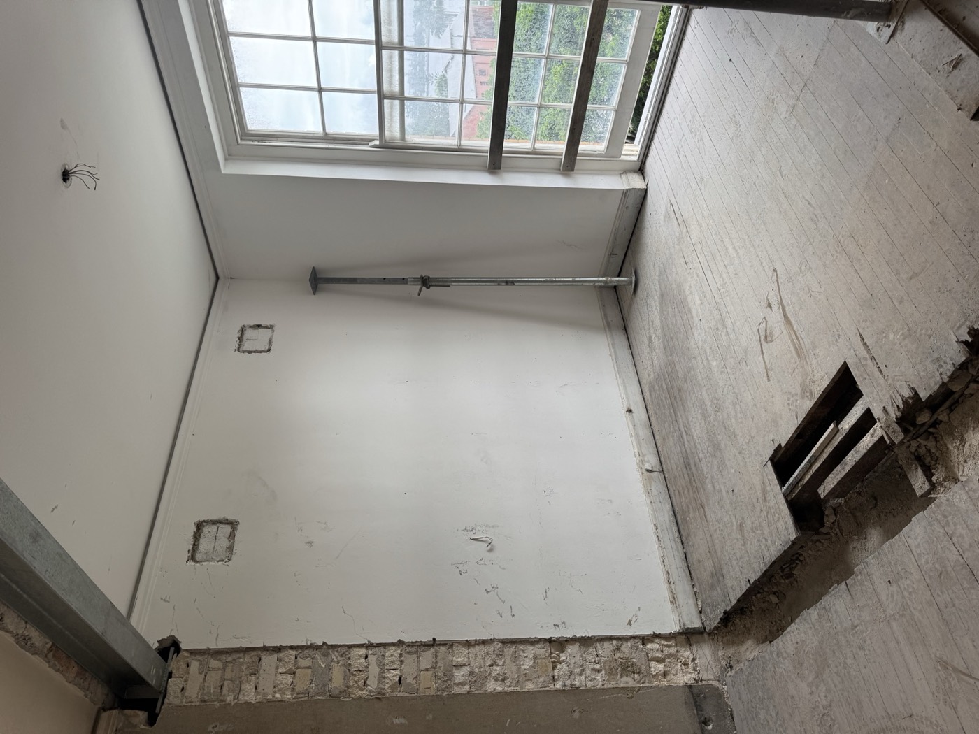 New structural opening formed
