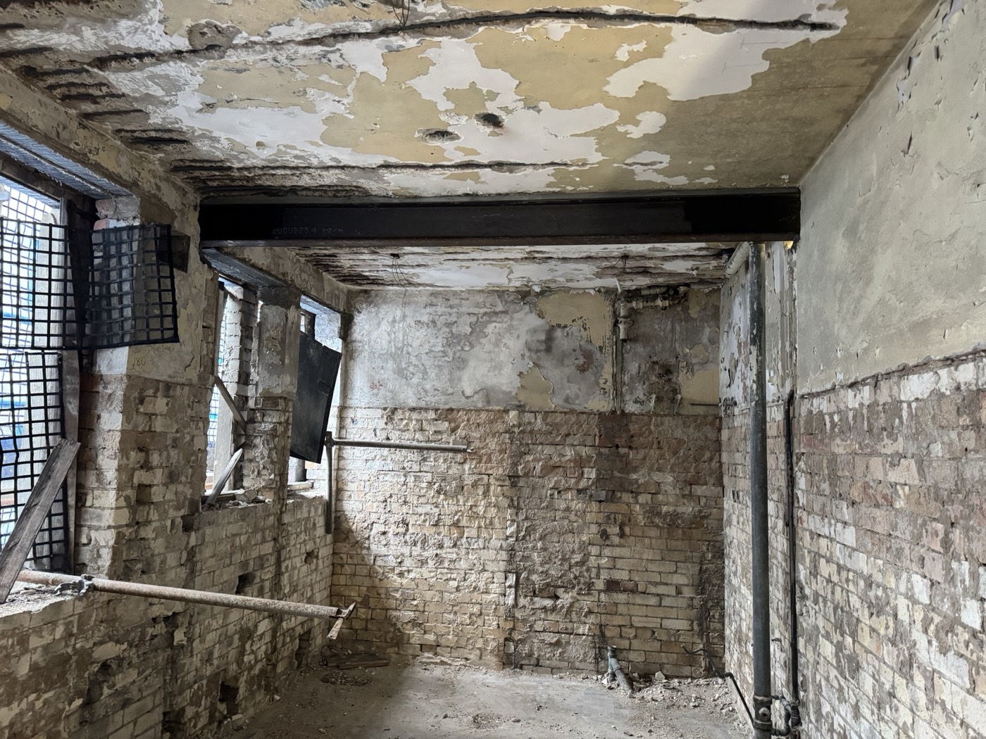 Replacement steel beam