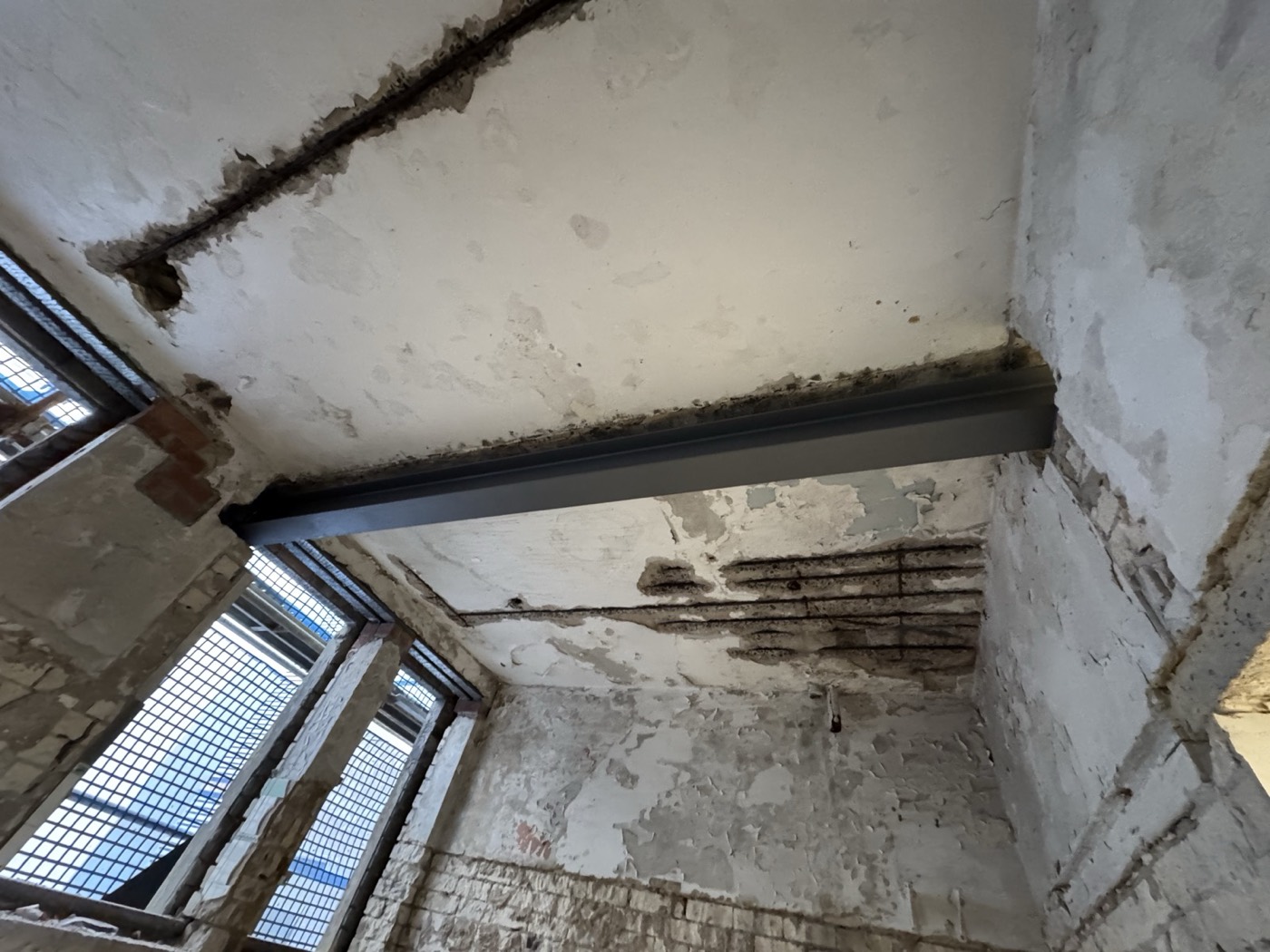 Damaged slab and beam repairs