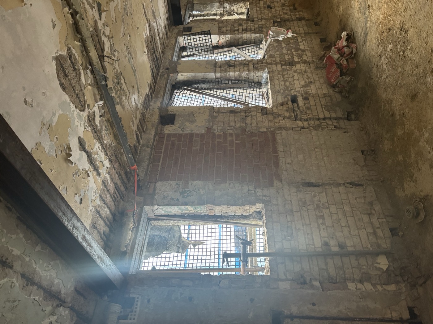 Floor opened up to find the source